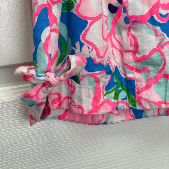 Lilly Pulitzer Pink and Blue Sleeveless Sundress - Picture 9 of 10